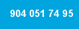 904 051 74 95 904 051 74 95